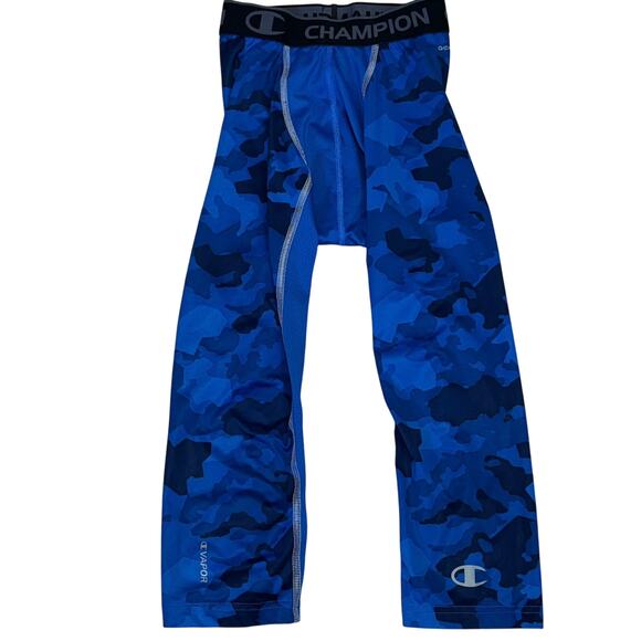 Champion Other - Champion Blue Camo 3/4 Sports Tights Men’s S